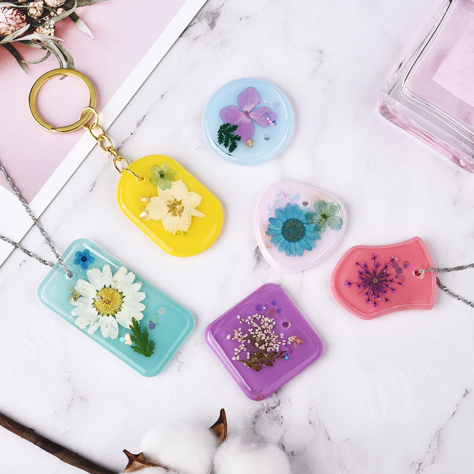 Брелок для рукоделия, искусств – обзор и цена Silicone Epoxy Resin Molds Set