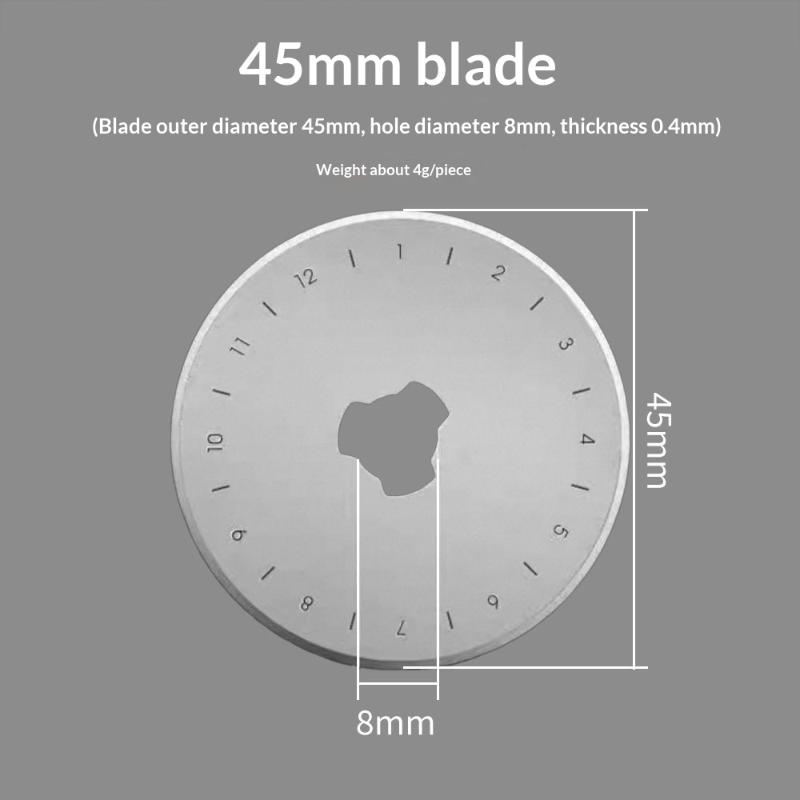 5/10 шт. 45-мм роторные ножниц – обзор и цена Rotary Cutter For Fabric 45Mm
