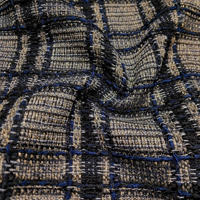 Сине-черная твидовая ткань с у – обзор и цена Sewing